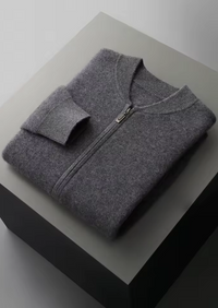 Lea | Luxuriöses Falconi Set aus Merinowolle – Dunkelgrau