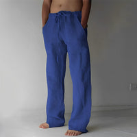 Martin - Komfortable Hose mit Zugband – Blau