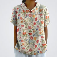 Lina™ | Bluse mit Blumenmuster – Blumendruck