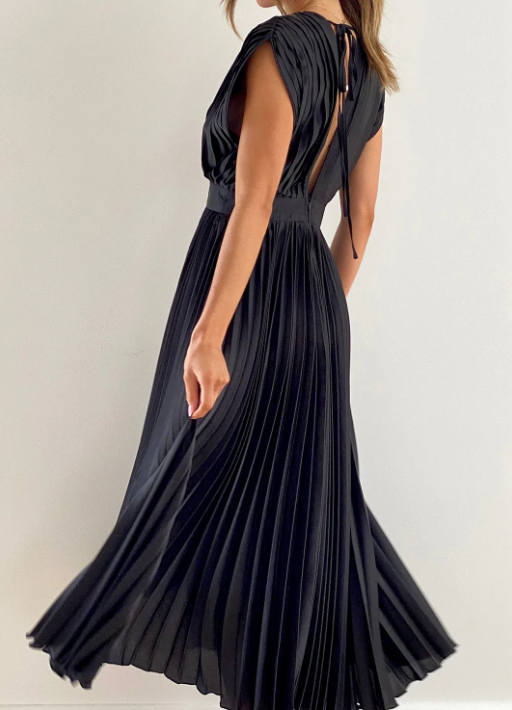 Brittney's  Himmlische Eleganz Maxikleid mit Ärmeln