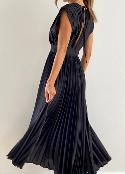 Brittney's  Himmlische Eleganz Maxikleid mit Ärmeln