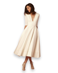Damen Elegantes Festliches Kleid | Ärmellos Maxi – Weiß
