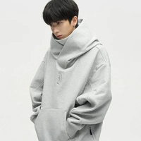 Herren Oversize Hoodie | Warme – Grau