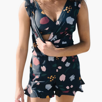 Badeshorts - Damen Schwimmshorts mit sportlichem Schnitt – Marine