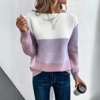 GUDRUN - GEMÜTLICHER PULLOVER – Lila