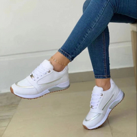 INES - SPORTSCHUHE MIT SCHNÜRSENKEL – Weiß