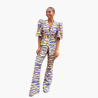 2-teiliges Damen-Set - Elegantes Freizeit-Outfit aus weichem Stoff – Lila