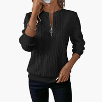 Florence | Stilvoller Strickpullover – Schwarz