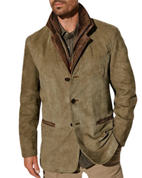 Alois® | Vintage-Jacke – Khaki