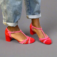 Vreni | Chic Supportive Sandals – Rot