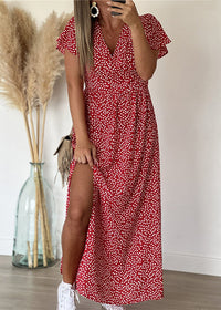 Kelly - Elegantes und stilvolles Maxikleid – Rot