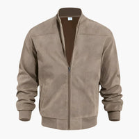 Bomberjacke mit Reißverschluss für Herren - Klassisches Design – Khaki