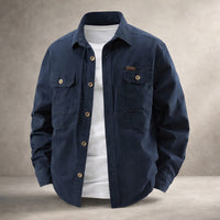Corvinel - Legere Hemdjacke – Blau