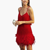 Adriana | Stylisches Cocktailkleid – Rot