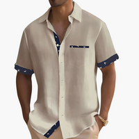 Modernes Slim Fit Hemd für Herren - Stilvoll & Bequem – Khaki
