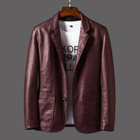 Trendige Lederjacke Davids™ – Rot
