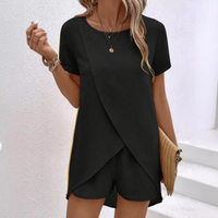 Ofiriya - Elegantes Sommer Outfit Kleid – Schwarz