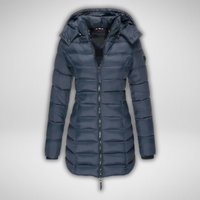 Badith | Gefütterter Wintermantel – Blau