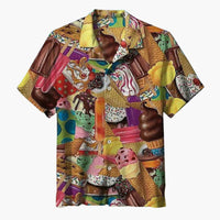 Aloha™ | Sommerhemd mit Eis-Druck – Gelb