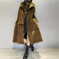 Alethea - Bequeme und warme Jacke – Braun