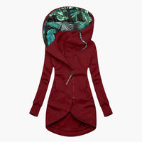 Lila | Wetterfeste Damen-Winterjacke – Rot