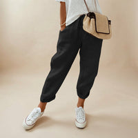 Elwyn - Atmungsaktive und Elastische Taillenhose – Schwarz