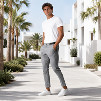 Benyamin - Komfortable Slim-Fit Hose – Grau