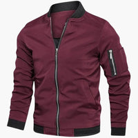 Stefan | Premium Bomberjacke – Rot