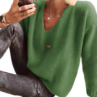Dorris - Bequemer und kuscheliger Pullover – Grün