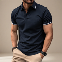 Javier - Lässiges Poloshirt – Marine