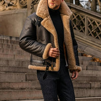 Jeffrey - Elegante, warme Jacke – Schwarz