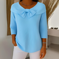 Anina - Ein modischer Damenpullover – Blau
