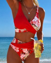 Semira - Leichtes Bikini-Set – Rot