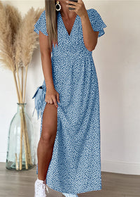 Kelly - Elegantes und stilvolles Maxikleid – Blau