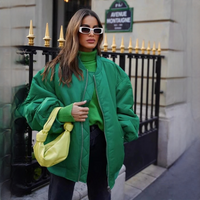 Vanessa - Komfortable Oversize-Jacke – Grün