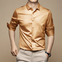 Esmaeel – Lässiges Poloshirt – Khaki