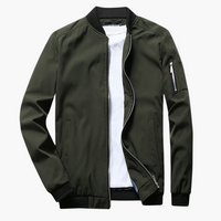 Braven | Stilvolle Bomber Jacke – Grün