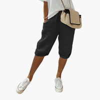 Erika | Bequeme Shorts – Schwarz