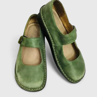 Selina | Damen Slip-On Schuhe Riemendetail Elegant Komfort Alltag – Grün