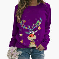 Elina | Weihnachtspullover – Lila