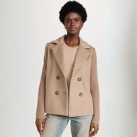 LIESEL - STRICKBLAZER-MANTEL – Beige