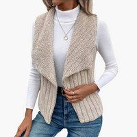Bärbel | Stilvolle und warme Weste – Khaki