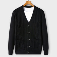 Amedeo - Strick-Cardigan – Schwarz