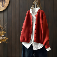 MILA | MODERNER STRICK-STYLE – Rot