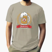 Oktoberfest 2025 Motiv T-Shirt für Herren – Khaki