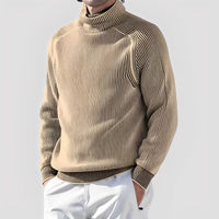Chadwick - Gemütlicher Rollkragenpullover – Khaki