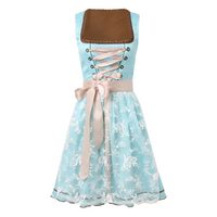 Zella - Stilvolles Dirndl im Spitzenlook – Blau