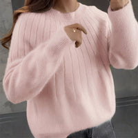 Cornelia - Angenehmer Pullover – Hellrosa