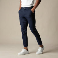 Benyamin - Komfortable Slim-Fit Hose – Marine
