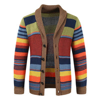 Damson - Rollkragenpullover im Farbblockdesign – Mehrfarbig